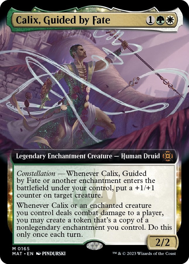 Calix Guided by Fate (Extended Art) (165) [MAT] - MTG Single