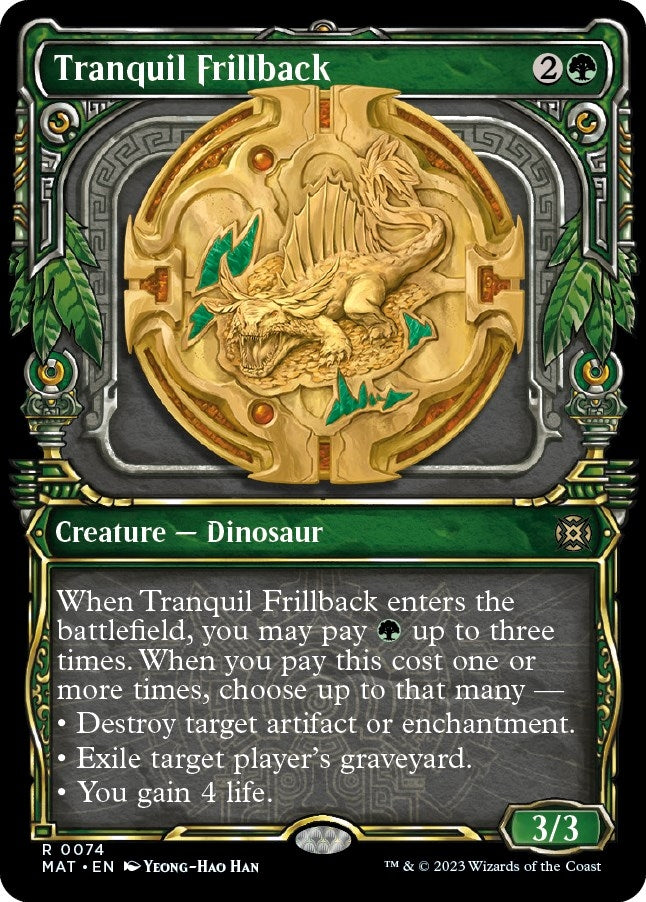 Tranquil Frillback (Showcase) (74) [MAT] - MTG Single