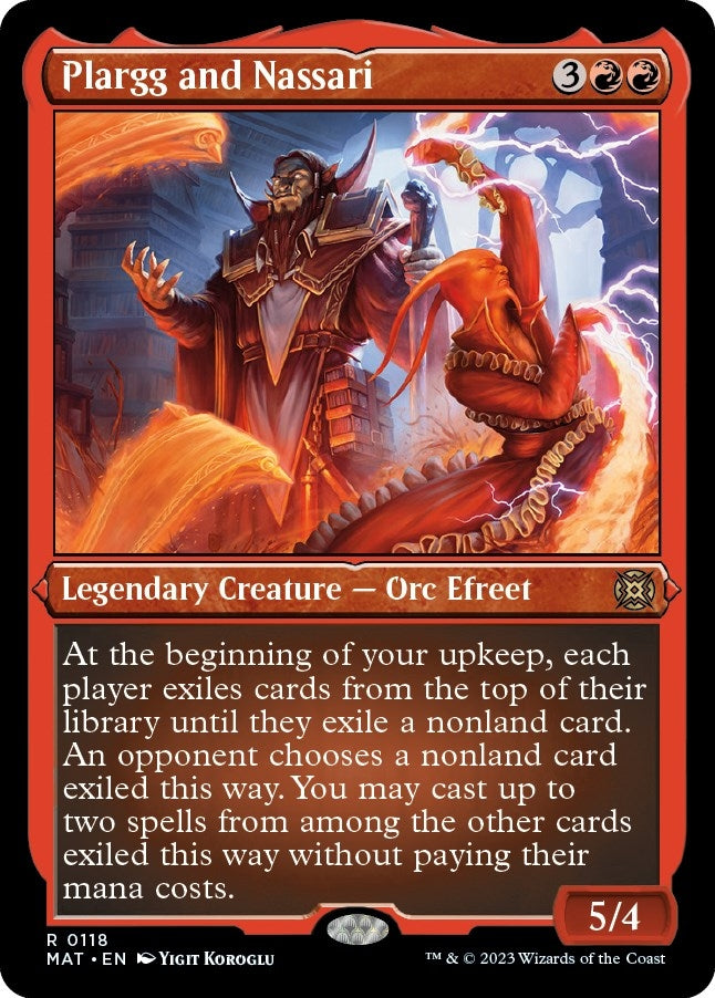 Plargg and Nassari (Foil Etched) (118) [MAT] - MTG Single