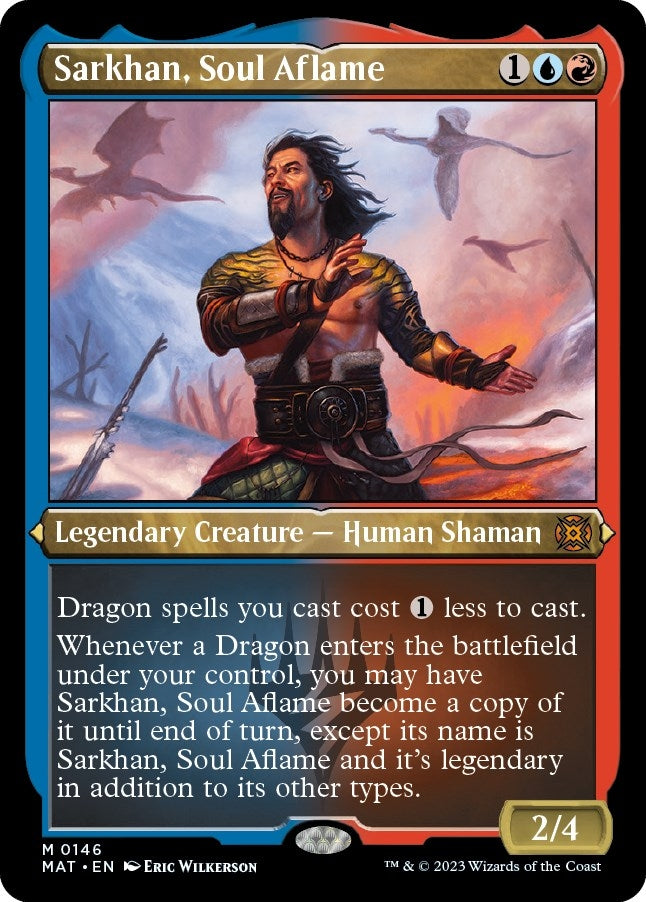 Sarkhan Soul Aflame (Foil Etched) (146) [MAT] - MTG Single