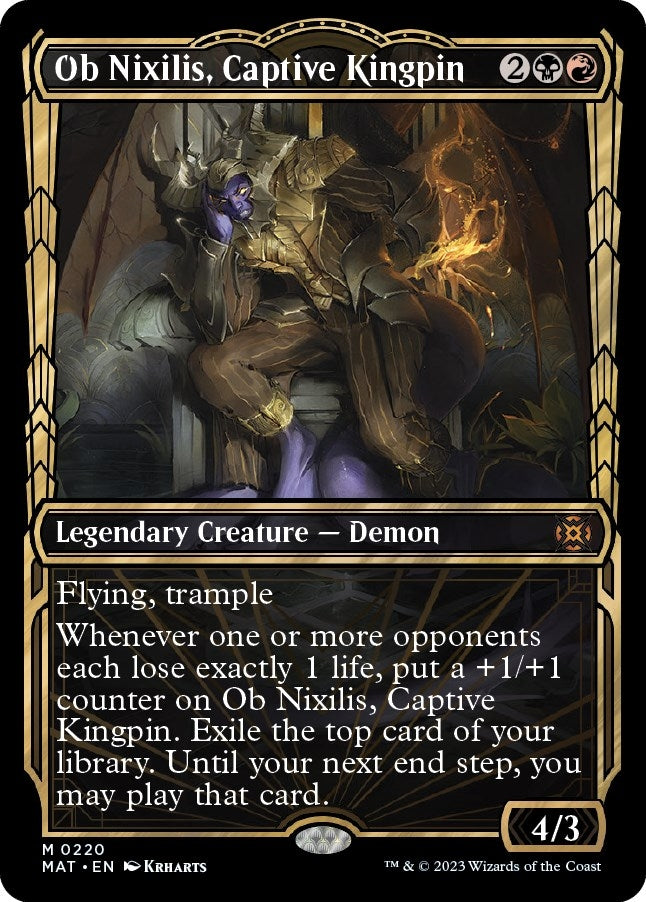 Ob Nixilis Captive Kingpin (Halo Foil) (220) [MAT] - MTG Single