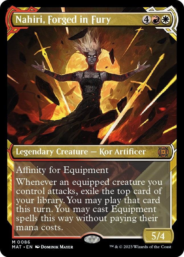 Nahiri Forged in Fury (Showcase) (86) [MAT] - MTG Single