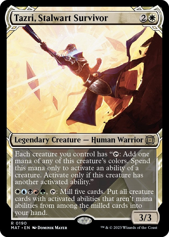 Tazri Stalwart Survivor (Halo Foil) (190) [MAT] - MTG Single