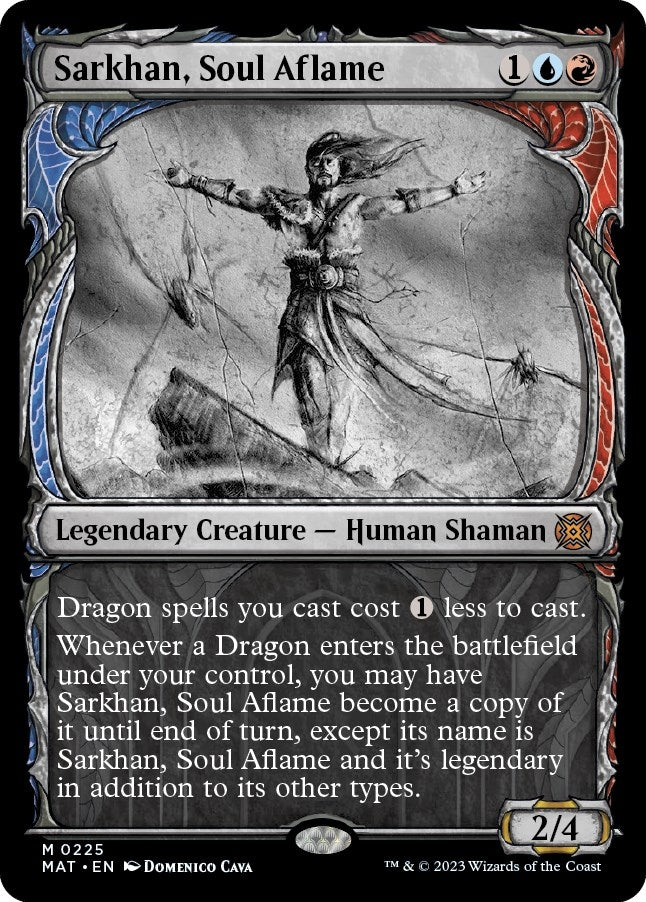 Sarkhan Soul Aflame (Halo Foil) (225) [MAT] - MTG Single