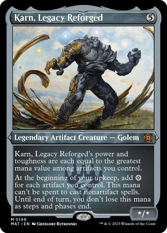 Karn Legacy Reforged (Foil Etched) (149) [MAT] - MTG Single