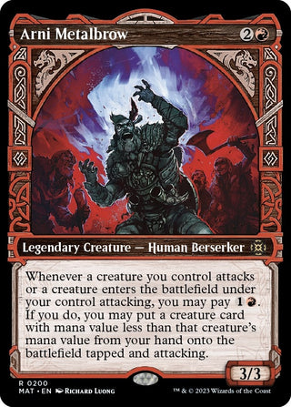 Arni Metalbrow (Halo Foil) (200) [MAT] - MTG Single