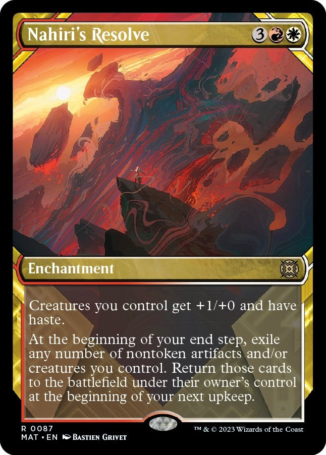 Nahiri’s Resolve (Showcase) (87) [MAT] - MTG Single