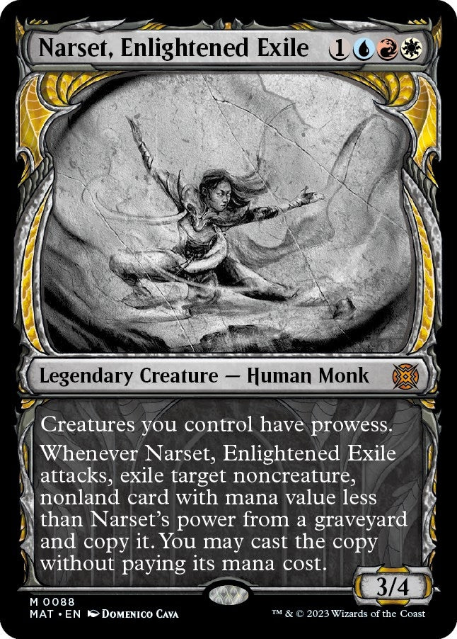 Narset Enlightened Exile (Showcase) (88) [MAT] - MTG Single