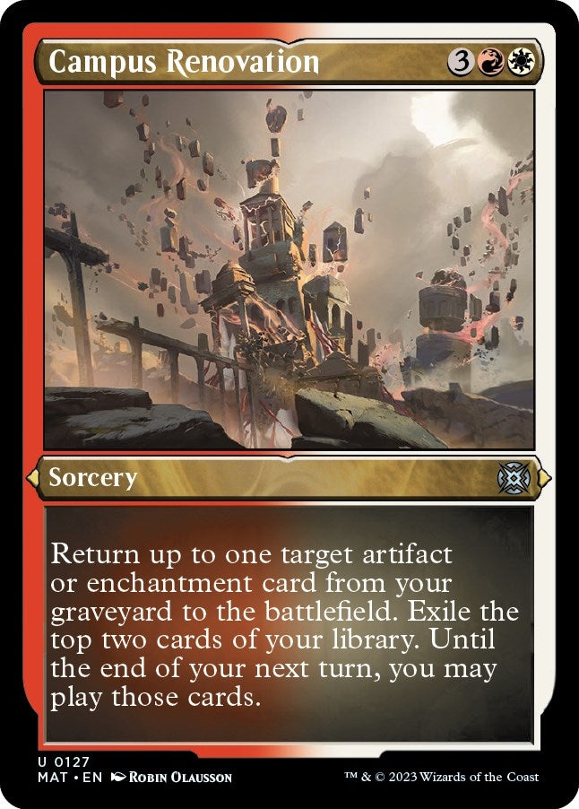 Campus Renovation (Foil Etched) (127) [MAT] - MTG Single