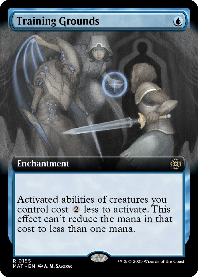 Training Grounds (Extended Art) (155) [MAT] - MTG Single