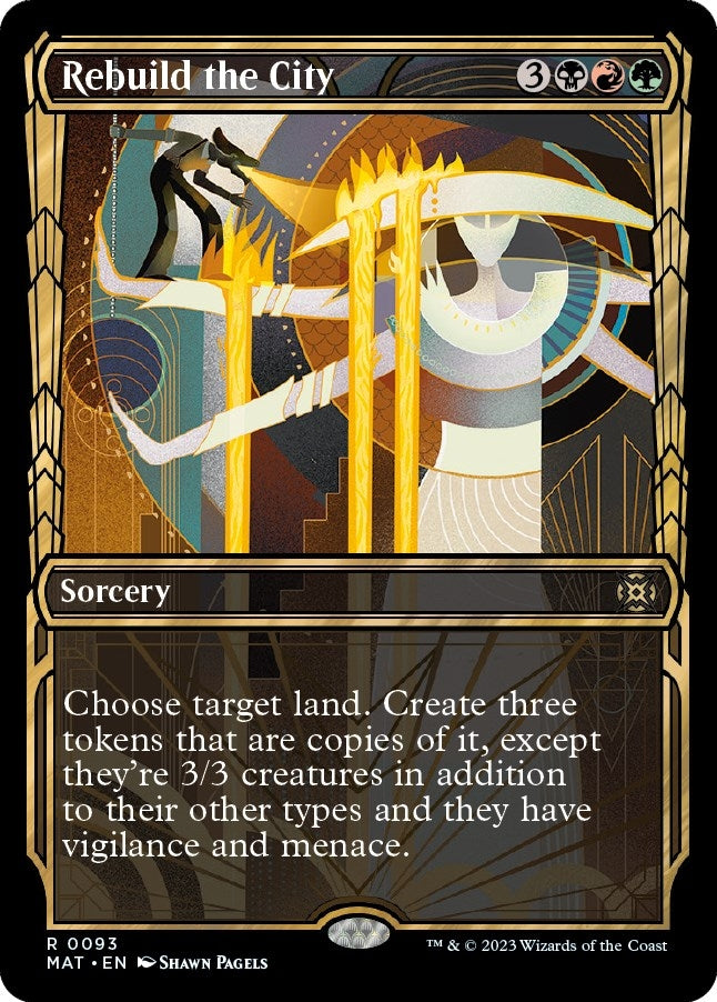 Rebuild the City (Showcase) (93) [MAT] - MTG Single