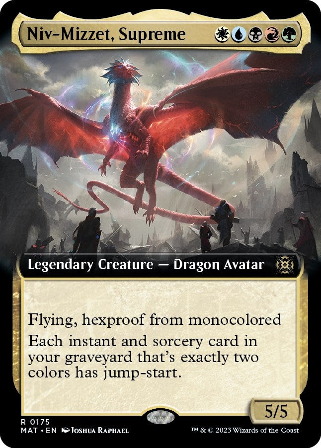 Niv-Mizzet Supreme (Extended Art) (175) [MAT] - MTG Single
