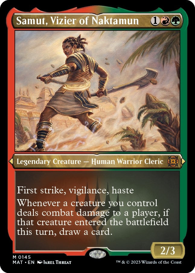 Samut Vizier of Naktamun (Foil Etched) (145) [MAT] - MTG Single