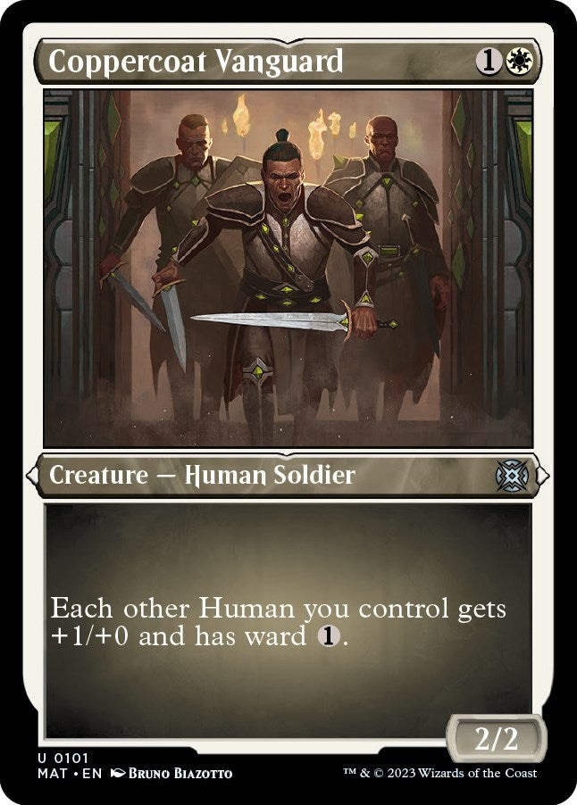 Coppercoat Vanguard (Foil Etched) (101) [MAT] - MTG Single