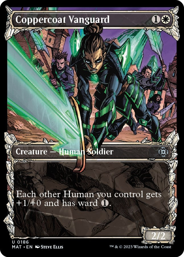 Coppercoat Vanguard (Halo Foil) (186) [MAT] - MTG Single