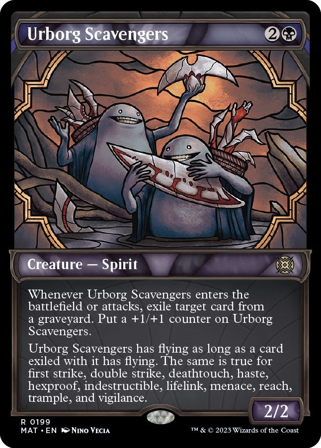 Urborg Scavengers (Halo Foil) (199) [MAT] - MTG Single