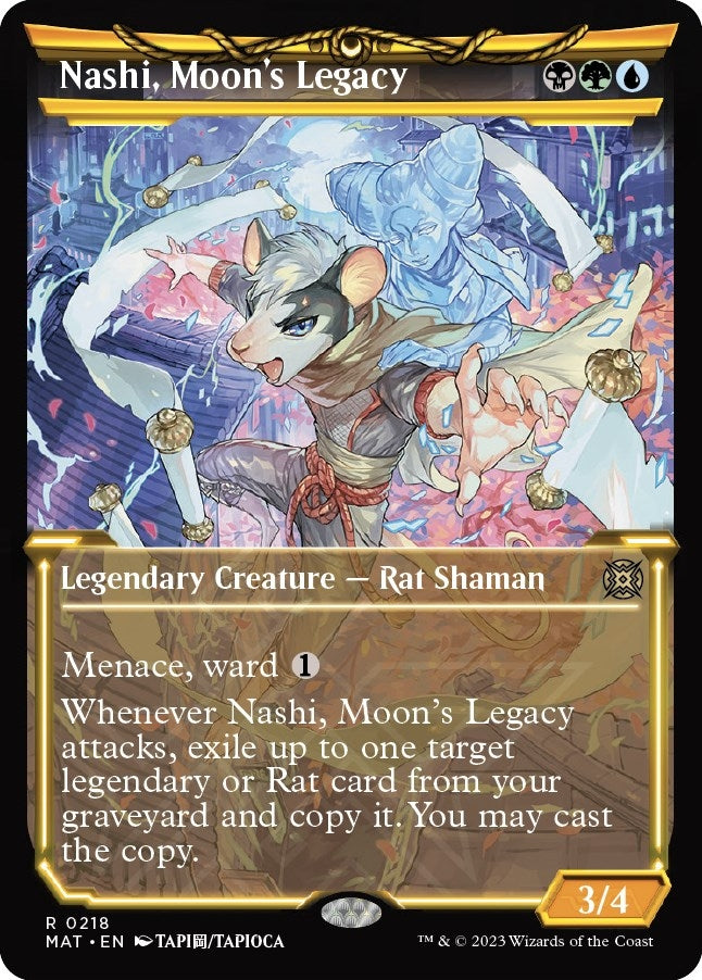 Nashi Moon’s Legacy (Halo Foil) (218) [MAT] - MTG Single