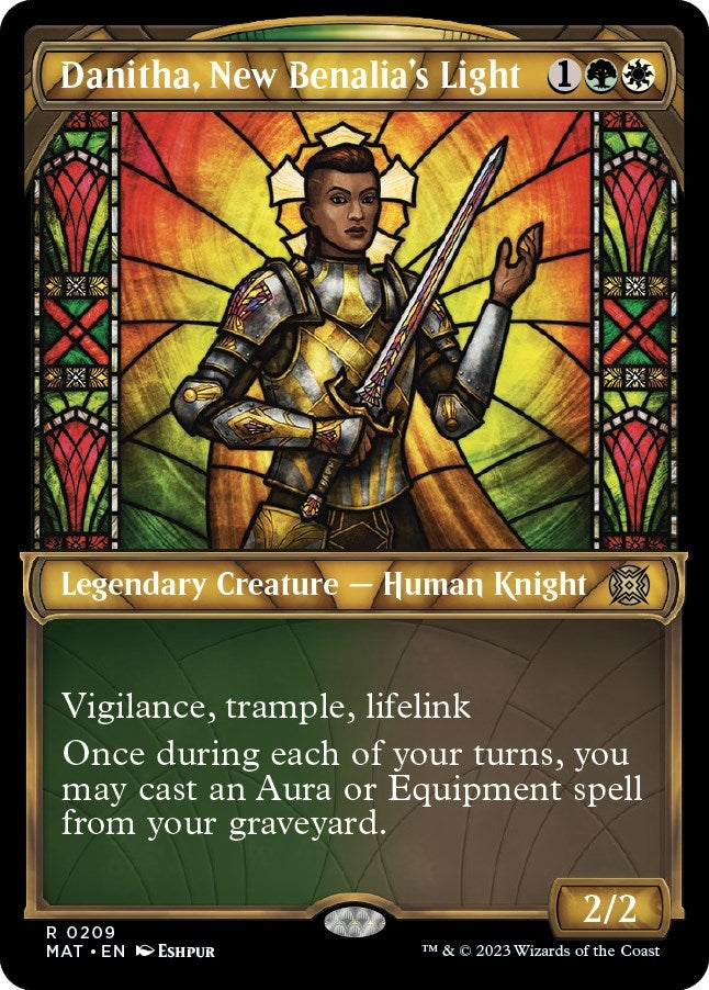 Danitha New Benalia’s Light (Halo Foil) (209) [MAT] - MTG Single