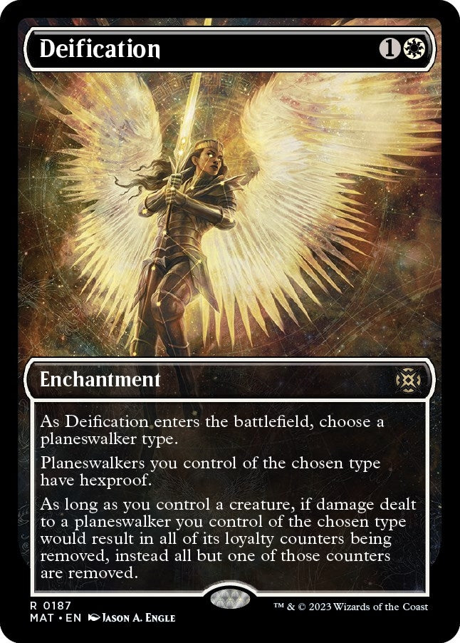 Deification (Halo Foil) (187) [MAT] - MTG Single