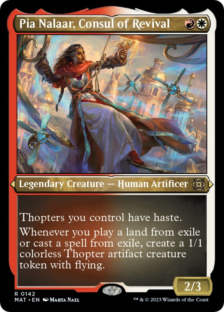 Pia Nalaar Consul of Revival (Foil Etched) (142) [MAT] - MTG Single