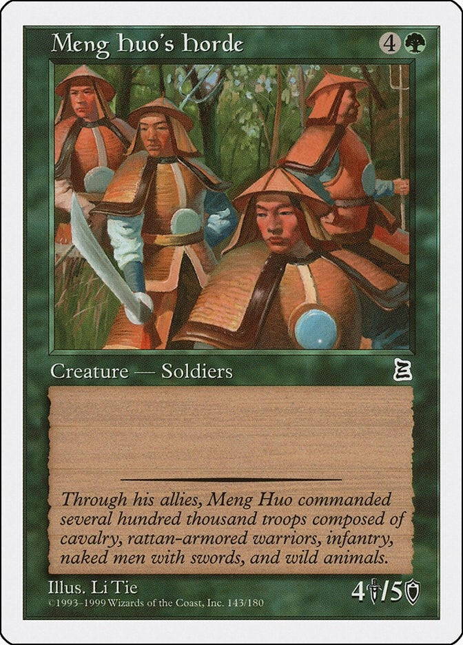 Meng Huo’s Horde (143) [PTK] - MTG Single