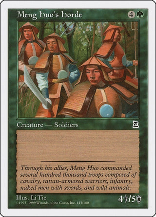 Meng Huo’s Horde (143) [PTK] - MTG Single