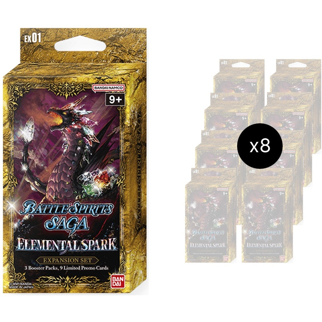 Expansion Set 01: Elemental Spark Display [EX01] - Battle Spirits Saga Sealed