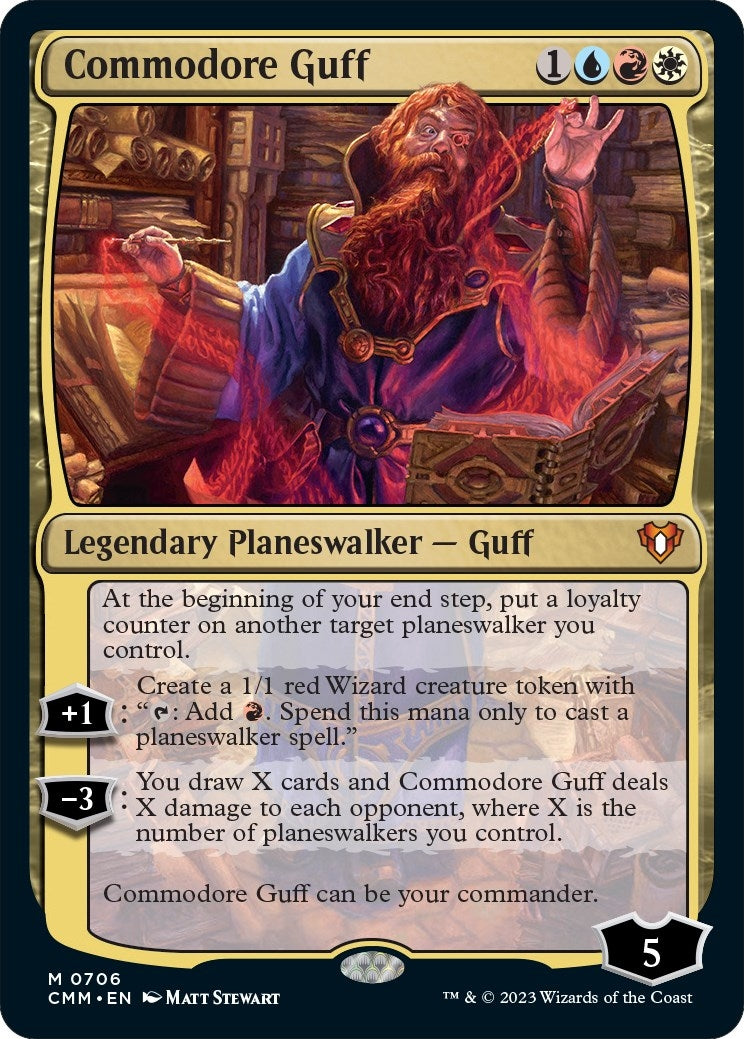 Commodore Guff (706) [CMM] - MTG Single