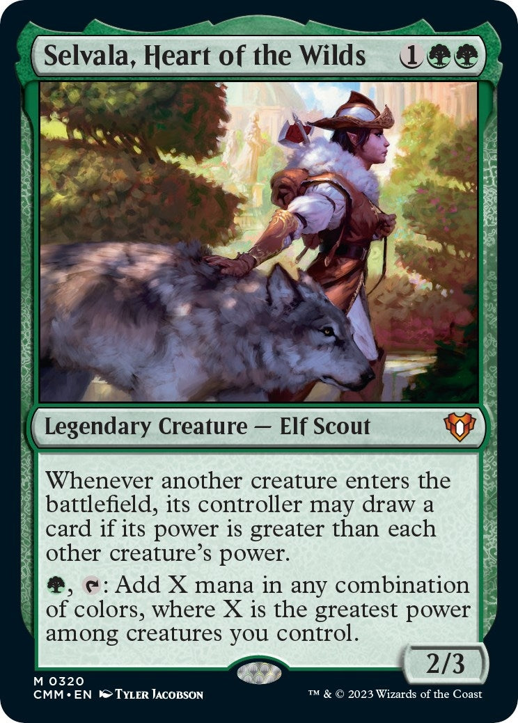 Selvala Heart of the Wilds (320) [CMM] - MTG Single