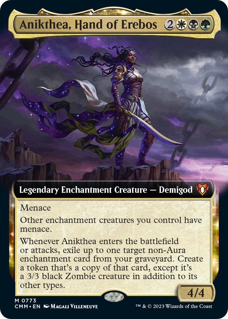 Anikthea Hand of Erebos (Extended Art) (773) [CMM] - MTG Single