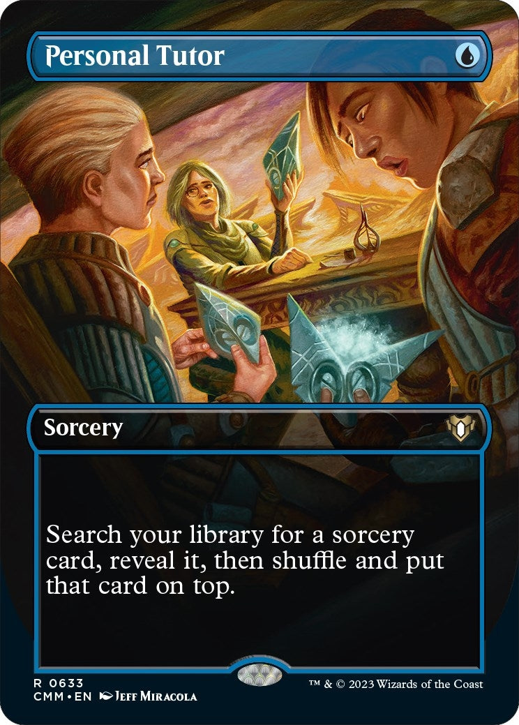 Personal Tutor (Borderless) (633) [CMM] - MTG Single