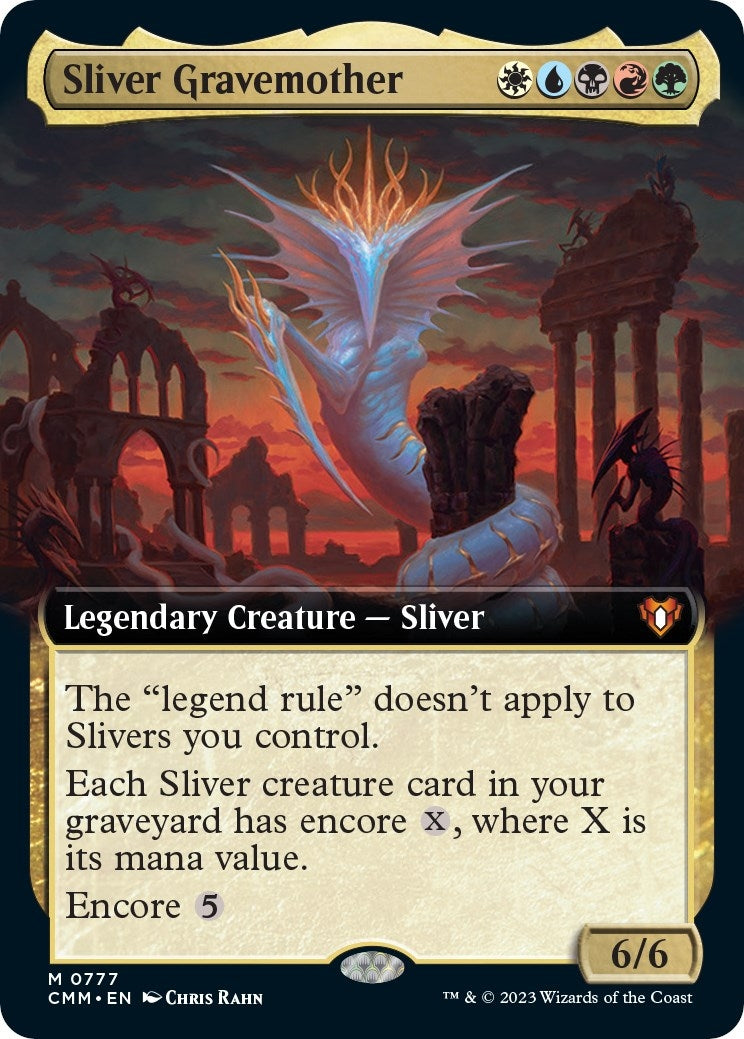 Sliver Gravemother (Extended Art) (777) [CMM] - MTG Single
