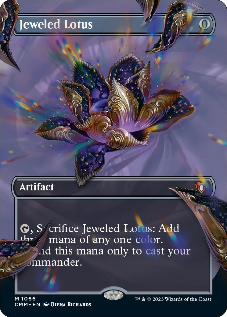 Jeweled Lotus (Textured Foil) (1066) [CMM] - MTG Single