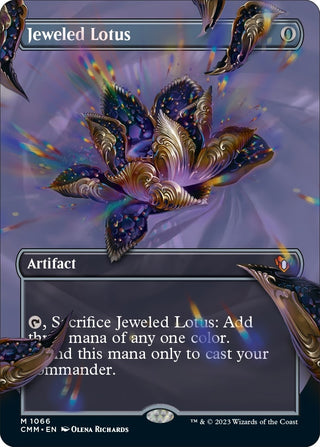 Jeweled Lotus (Textured Foil) (1066) [CMM] - MTG Single