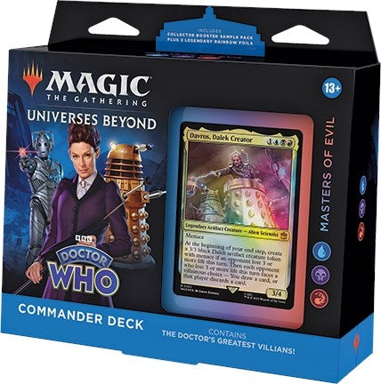 Universes Beyond: Doctor Who - Masters of Evil Commander Deck [WHO] - MTG Sealed