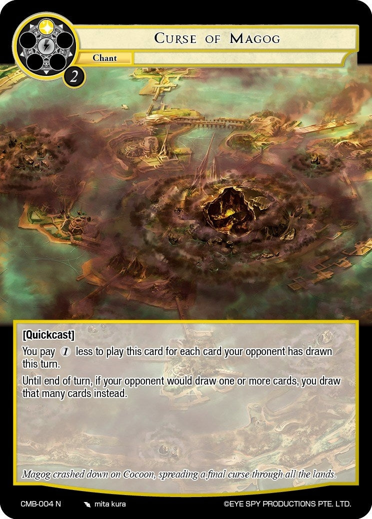 Curse of Magog (4) [CMB] - Force of Will Single