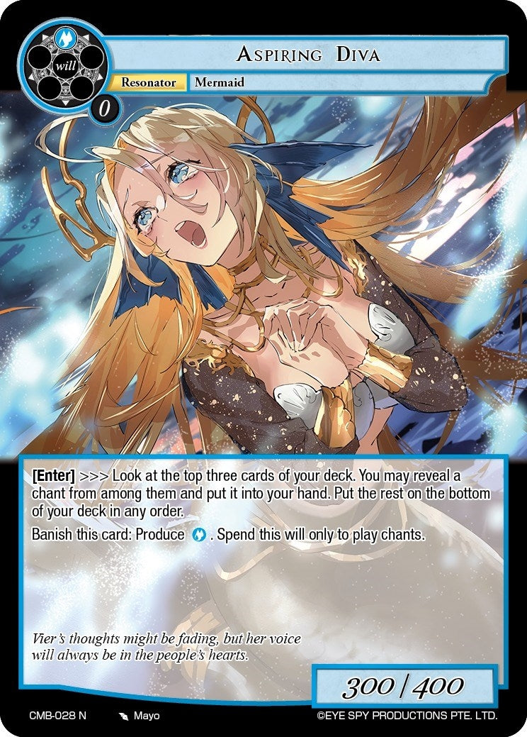 Aspiring Diva (28) [CMB] - Force of Will Single