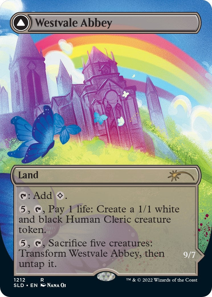 Westvale Abbey (Display Commander) - Thick Stock (1212) [SLD] - MTG Single