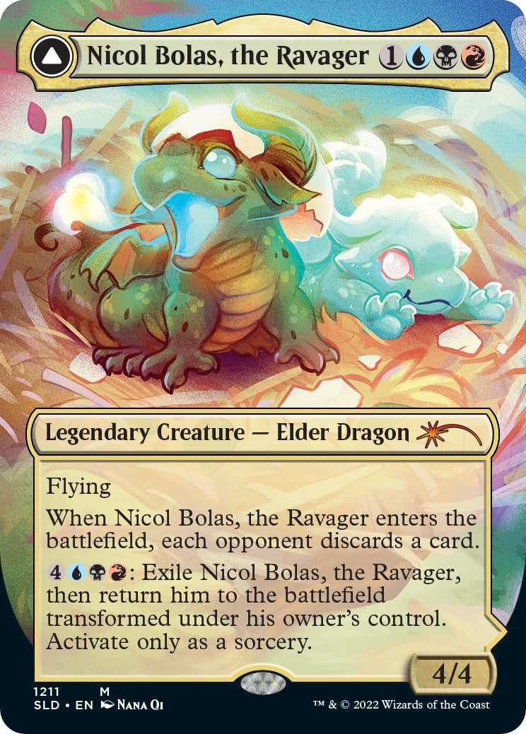 Nicol Bolas the Ravager (Display Commander) - Thick Stock (1211) [SLD] - MTG Single