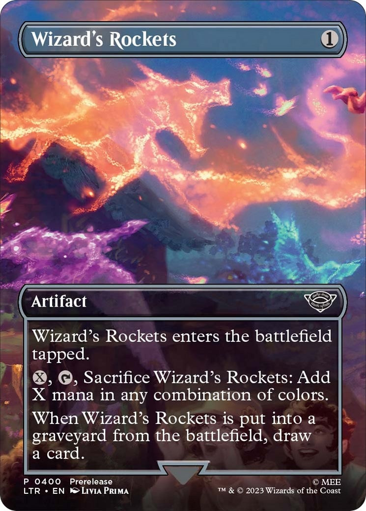 Wizard’s Rockets (Borderless) (400) [LTR] - MTG Single
