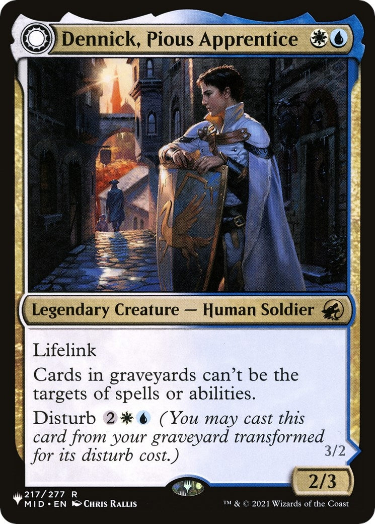 Dennick Pious Apprentice (217) [LIST] - MTG Single