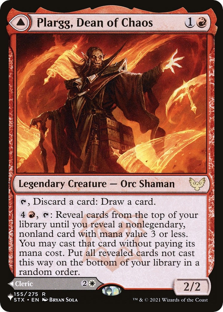 Plargg Dean of Chaos (155) [LIST] - MTG Single