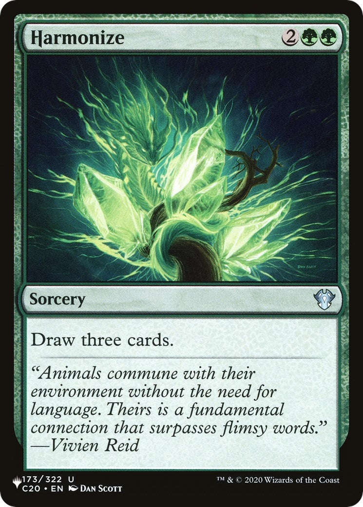 Harmonize (C20) (173) [LIST] - MTG Single