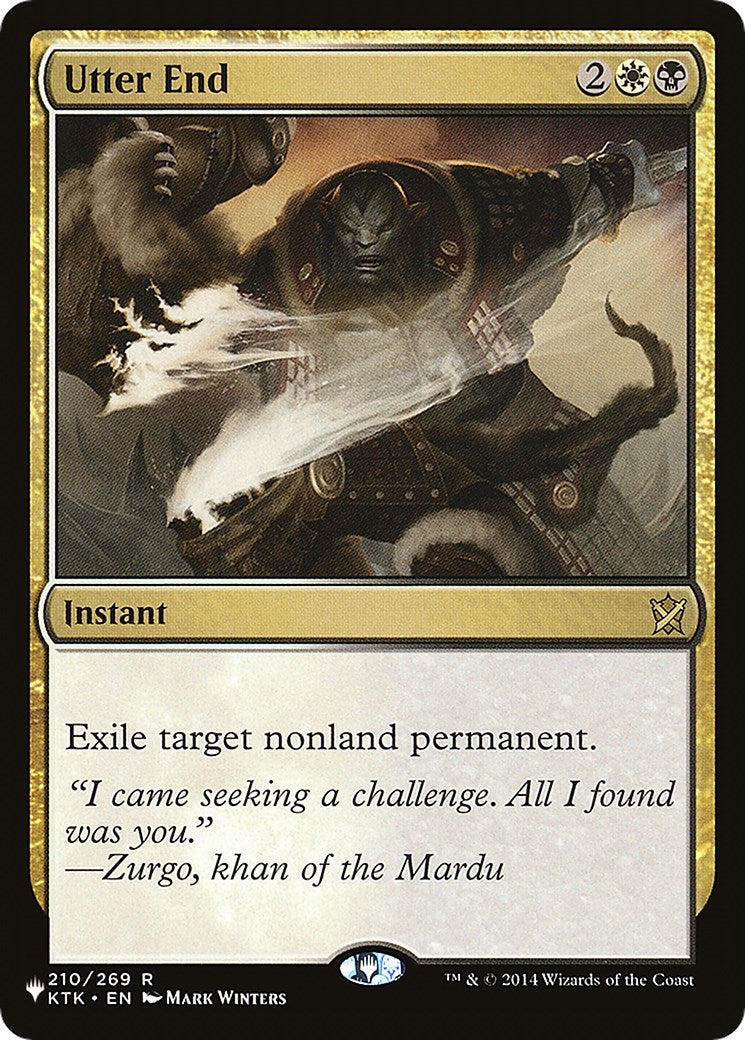 Utter End (210) [LIST] - MTG Single