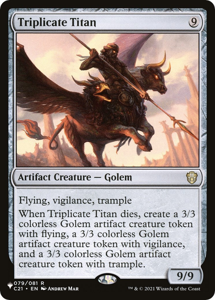 Triplicate Titan (79) [LIST] - MTG Single