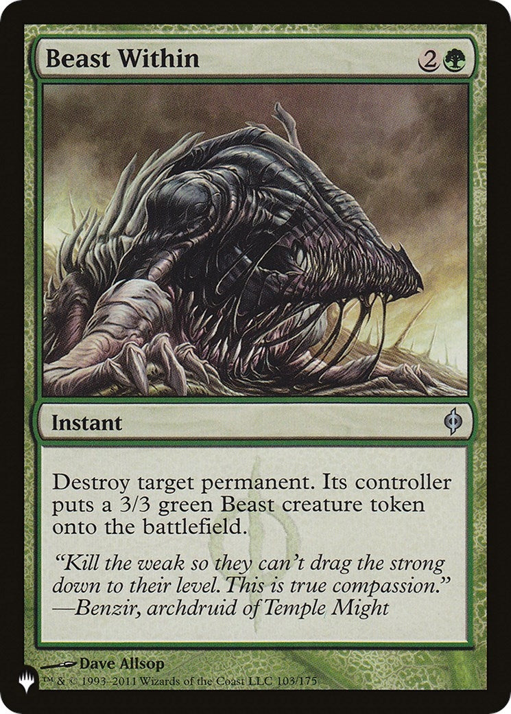 Beast Within (NPH) (103) [LIST] - MTG Single