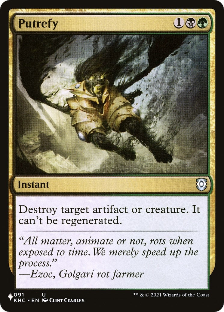 Putrefy (KHC) (91) [LIST] - MTG Single