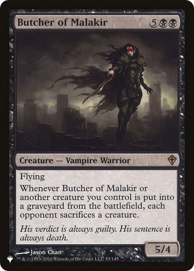 Butcher of Malakir (53) [LIST] - MTG Single