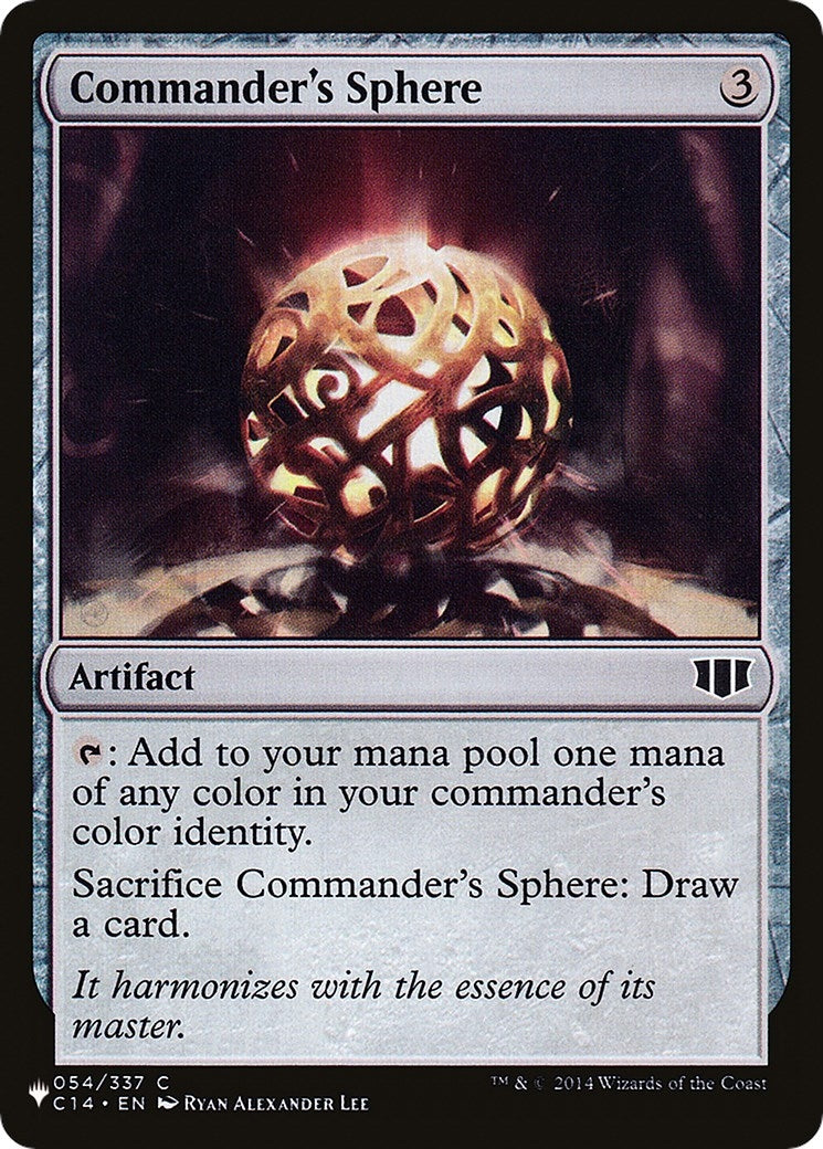 Commander’s Sphere (54) [LIST] - MTG Single