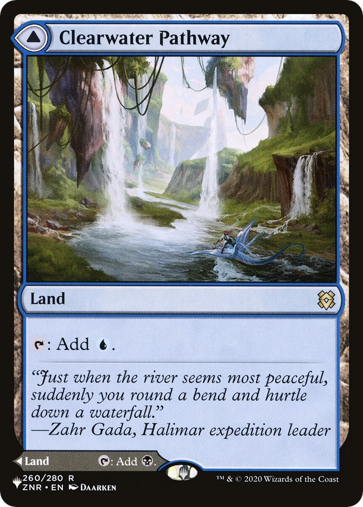Clearwater Pathway (260) [LIST] - MTG Single